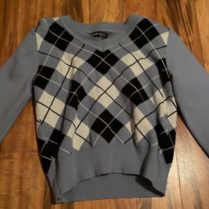 A long sleeve vest ish thing, girls M, from shein.